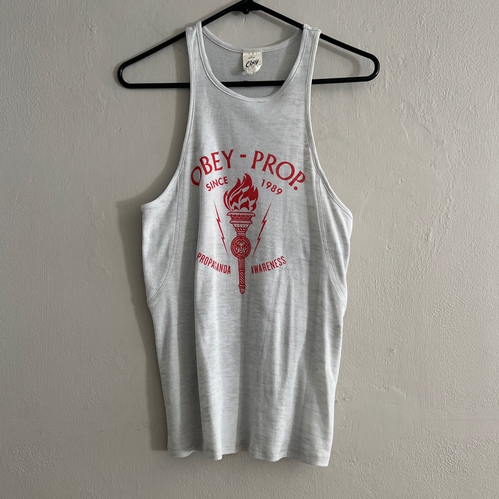 OBEY Propaganda Awareness tank size small